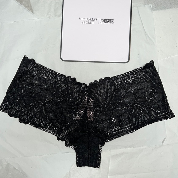 Victoria's Secret Lace Black Shortie Panty XL - Picture 4 of 14